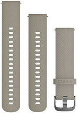 Bracelet Garmin Vívomove Optic/Vívoactive 3, silicone, beige + pièce d'extension