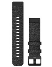 Garmin QuickFit Strap 20mm, nylon, noir, boucle noire (Fenix 7S/6S/5S)