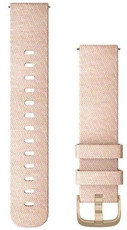 Garmin Quick Release Strap 20mm, nylon, rose, boucle dorée (Venu, Venu Sq, Venu 2 plus, etc.)