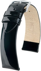 Bracelet en cuir noir Hirsch Diva M 01536150-2 (Teletina)