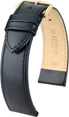 Bracelet en cuir noir Hirsch Osiris L 03475050-1 (Teletina)