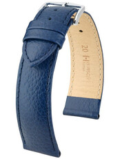 Bracelet en cuir bleu foncé Hirsch Kansas L 01502080-2 (Teletina)