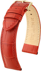 Bracelet cuir rouge Hirsch Duke M 01028120-1 (Teletina)