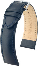 Bracelet en cuir bleu foncé Hirsch Kent L 01002080-2 (Teletina)