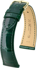 Bracelet en cuir vert Hirsch London M 04307141-1 (cuir d'alligator) Hirsch selection