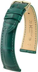 Bracelet en cuir vert Hirsch London M 04307149-1 (cuir d'alligator) Hirsch selection