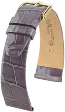 Bracelet en cuir violet Hirsch Prestige L 02207012-1 (cuir d'alligator) Hirsch Selection