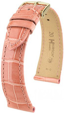 Bracelet en cuir rose Hirsch London L 04207023-1 (cuir d'alligator) Hirsch Selection