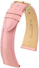 Bracelet en cuir rose Hirsch London L 04307022-1 (cuir d'alligator) Hirsch Selection