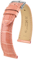 Bracelet en cuir rose Hirsch London M 04207123-2 (cuir d'alligator) Hirsch Selection