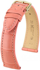 Bracelet en cuir rose Hirsch London M 04207125-1 (cuir d'alligator) Hirsch Selection