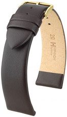 Bracelet en cuir brun foncé Hirsch Toronto M 03702110OE-1 (Teletina) Open End