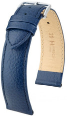 Bracelet en cuir bleu foncé Hirsch Kansas M 01502180-2 (Teletina)