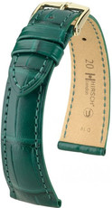 Bracelet en cuir vert Hirsch London M 04207149-1 (cuir d'alligator) Hirsch Selection