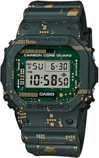 Casio G-Shock Original DWE-5600CC-3ER Carbon Core Guard Circuit Board Camouflage Series (lunette et bracelets de remplacement)