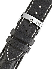 Bracelet en cuir noir et blanc Morellato Race M 4909C18.817