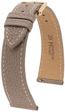 Bracelet en cuir gris Hirsch Bologna M 01802137-1 (Teletina)