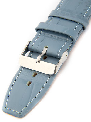 Bracelet en cuir bleu pour montre W-309-J