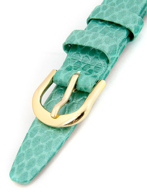 Bracelet en cuir vert pour femme pour montre R1-GR4