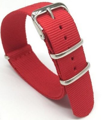 Bracelet Ricardo Nato, nylon, rouge