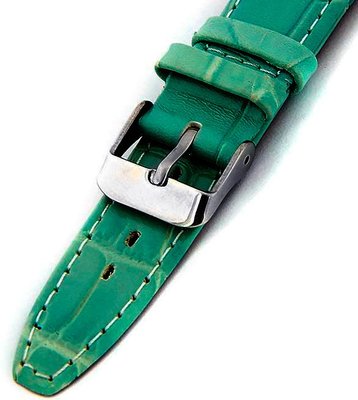 Bracelet unisexe en cuir vert W-309-J5