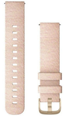 Garmin Quick Release Strap 20mm, nylon, rose, boucle dorée (Venu, Venu Sq, Venu 2 plus, etc.)