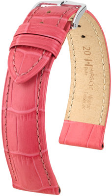 Bracelet en cuir rose Hirsch Duke M 01028125-2 (Teletina)