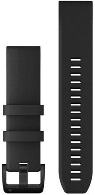 Bracelet Garmin Approach S62, silicone, noir, boucle noire