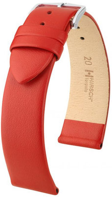 Bracelet en cuir rouge Hirsch Toronto M 03702120-2 (Teletina)