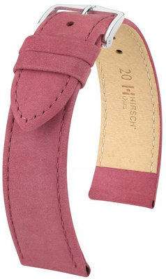 Burgundy leather strap Hirsch Osiris L 03433060-2 (Teletina)