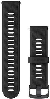 Bracelet Garmin Forerunner 745, silicone, noir, boucle noire