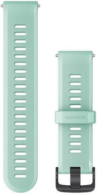 Bracelet Garmin Forerunner 745, silicone, bleu turquoise, boucle noire