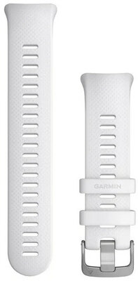 Bracelet Garmin Swim 2, silicone, blanc, boucle grise