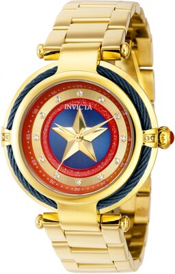 Invicta Marvel Quartz 40mm 36952 Captain America Limited Edition 4000pcs