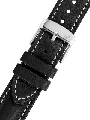 Bracelet en cuir noir Morellato Sailing M 5617C03.019