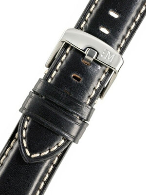 Bracelet en cuir noir Morellato Giorgione 4272B12.019 M