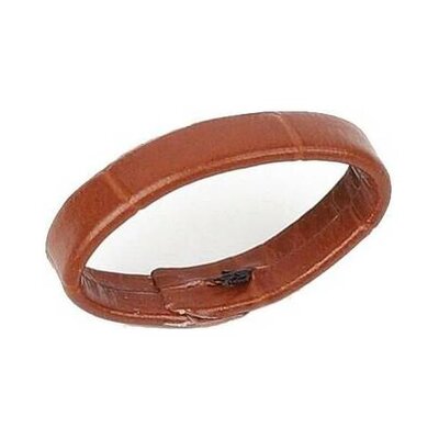 Bracelet de montre en cuir marron clair