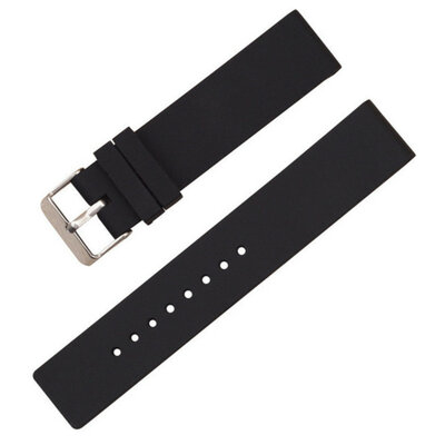 Bracelet en silicone noir Ricardo Sefro