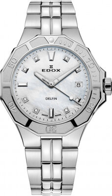 Edox Delfin Diver Date Lady 53020-3m-nadn