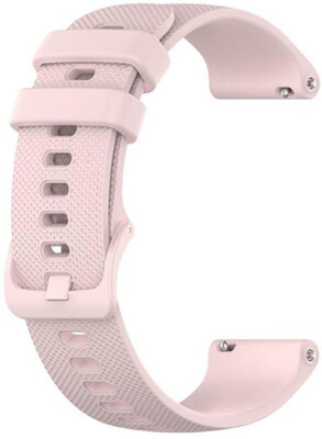 Bracelet QuickRelease 20mm, silicone, rose, boucle rose (Garmin Venu, Venu Sq, Venu 2 plus, etc.)