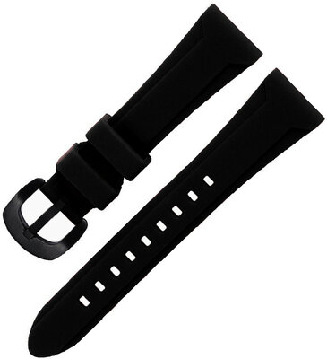 Bracelet en silicone noir Ricardo Urbino