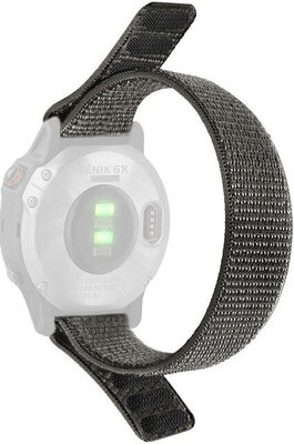 Sangle 22mm, nylon, gris (Garmin Fenix 7/6/5 etc.)