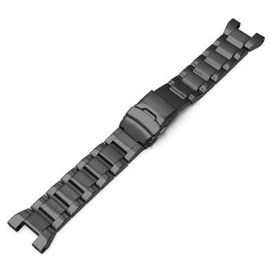 Bracelet pour Casio G-Steel GST, acier, noir