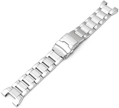 Bracelet pour Casio G-Steel GST, acier, argent