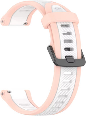 Ricardo 18mm Silicone Strap (Garmin Venu 2S, Vívoactive 4S, Forerunner 265S, Venu 3S, etc.), coloré, attache rapide