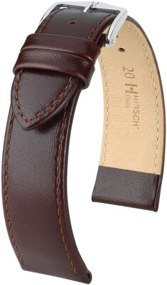 Bracelet en cuir Hirsch Osiris M 03475110NQ-1, marron, cuir de veau