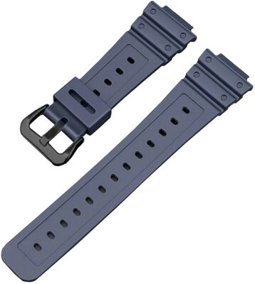 Bracelet en silicone Ricardo 16mm (pour Casio GA2100,DW6900), bleu V3