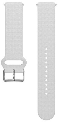 Bracelet silicone Polar 20mm, blanc, taille S-L