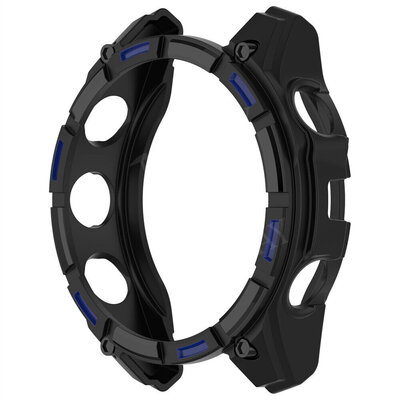 Housse de protection (pour Garmin Enduro 3), silicone, bleu-noir