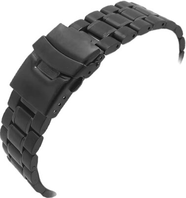 Bracelet en acier Ricardo Benevento, noir V2